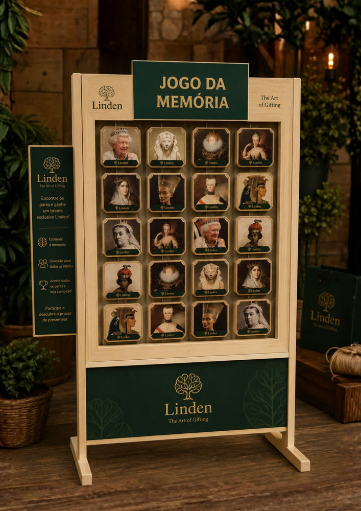 Jogo da Memória Gigante personalizado Linden