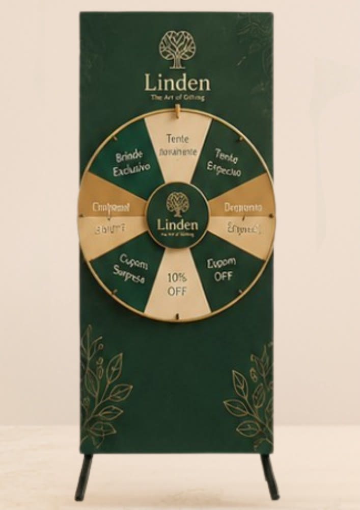 Roleta Premiada Vertical, Promocional Linden