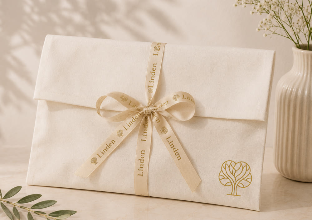 Sleeve Bag com Fita, Embalagens Linden
