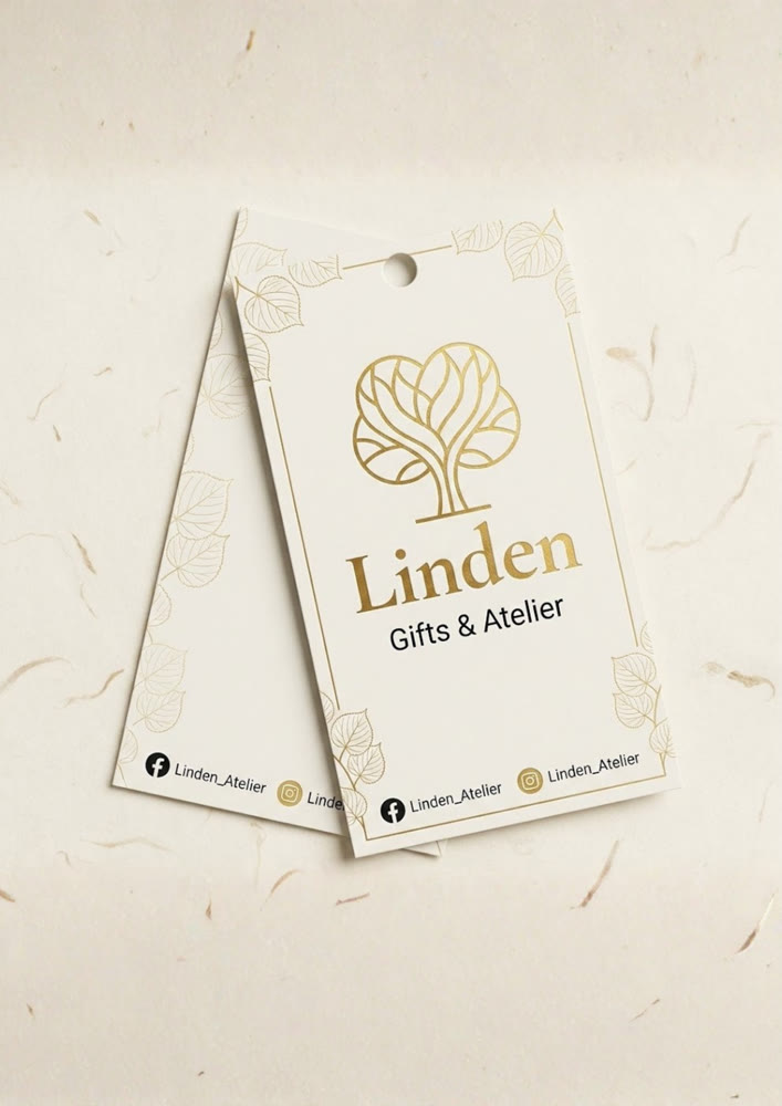 Tag Personalizada, Papelaria Linden